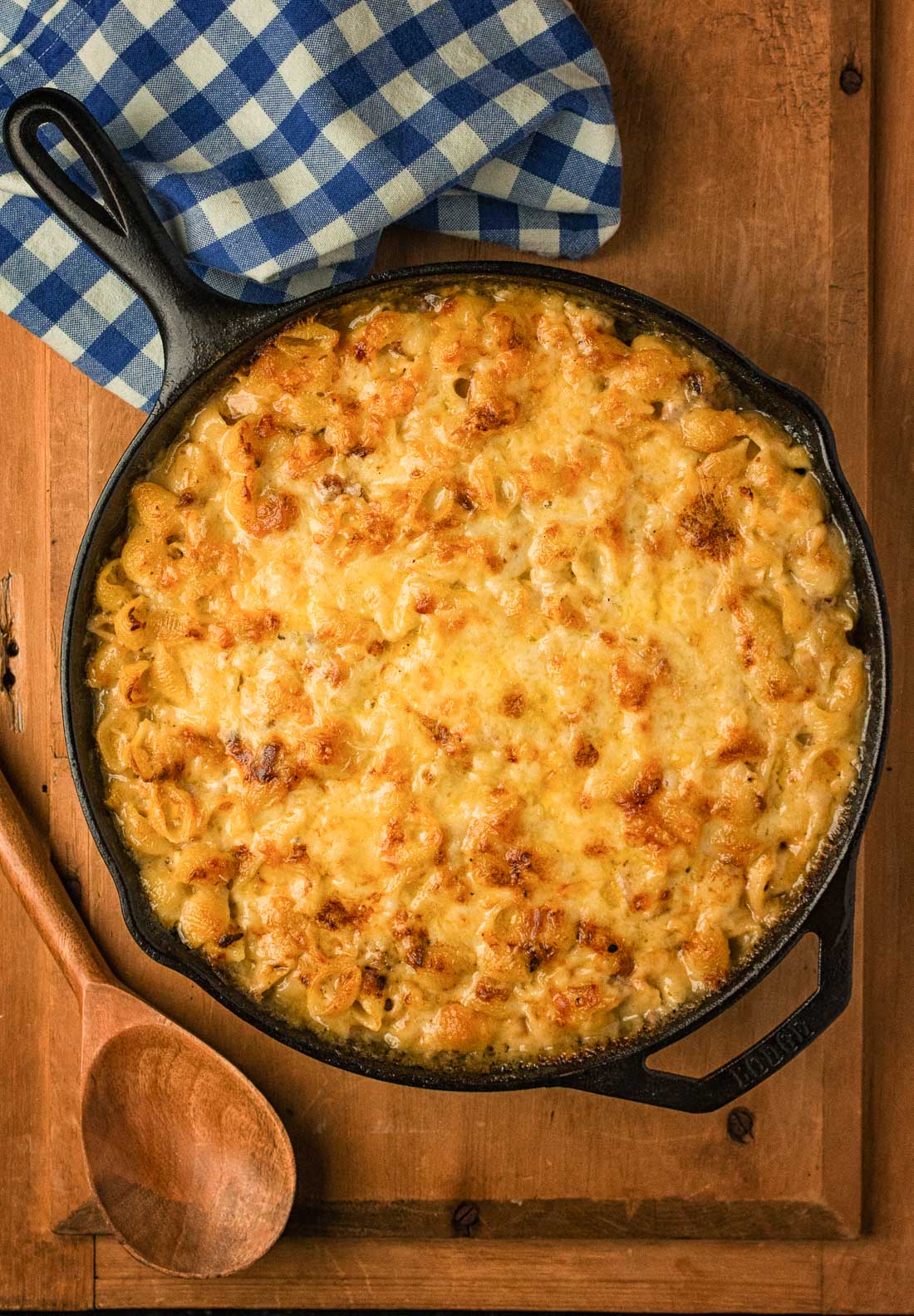 This mac and cheese is so good it will outshine your main courses. Loaded with gruyere and cheddar, it does away with breadcrumbs and other distractions.