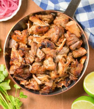 These crispy pork carnitas are as close as you are going to get without a plane ticket to Mexico.