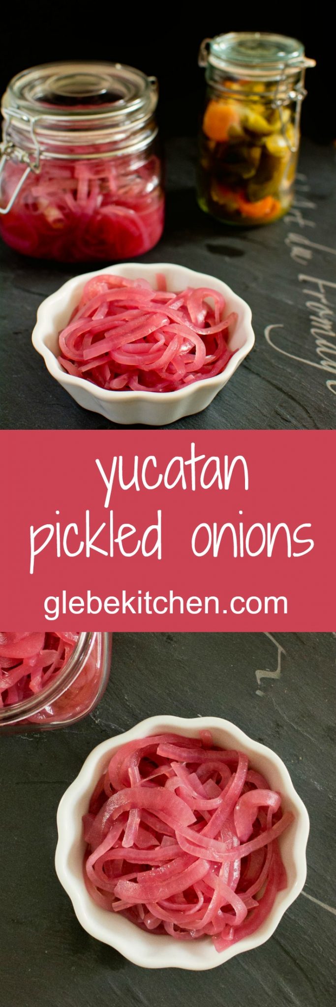 Use these Yucatan pickled onions on tacos, burgers, sandwiches or just eat them out of the jar.