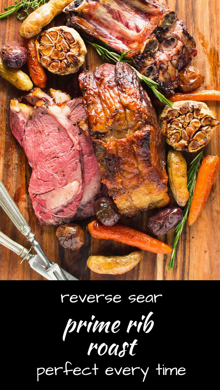 Reverse sear your beef prime rib roast for perfect results every time. 