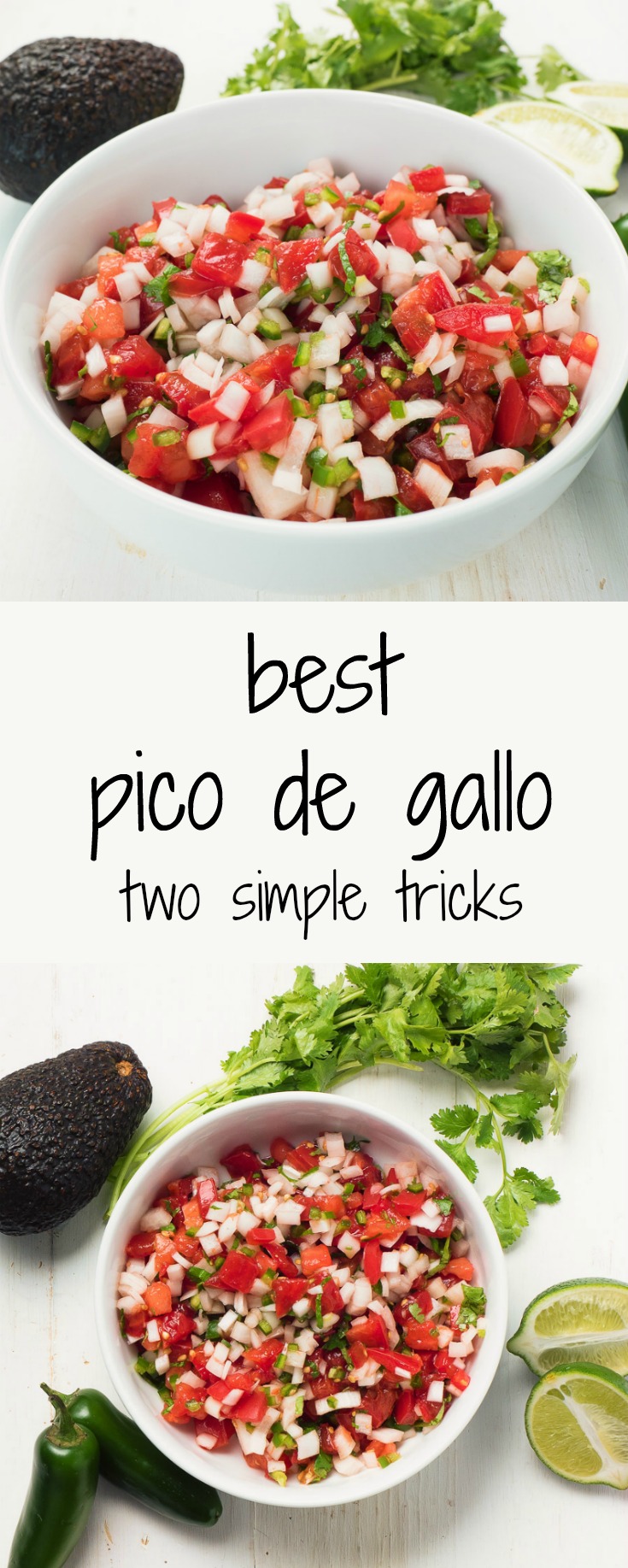 Two simple tricks to make the better pico de gallo