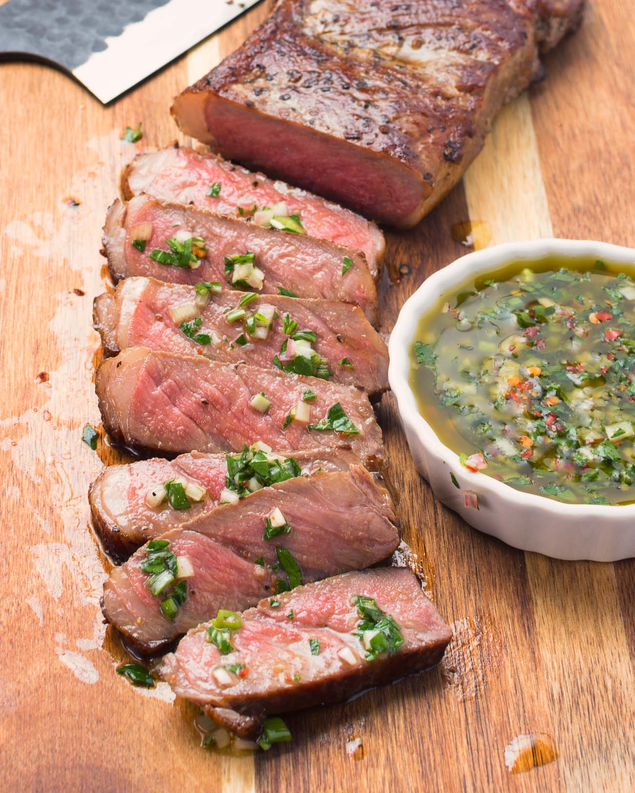 Try steak with chimichurri sauce when you need to break out of your grilling rut.