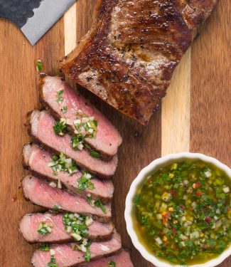 Try steak with chimichurri sauce when you need to break out of your grilling rut.