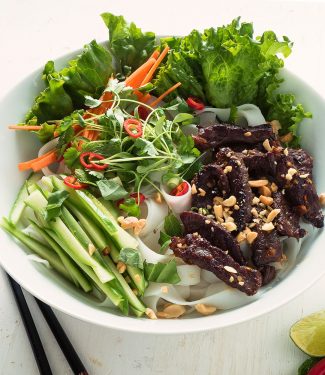Bun bo xao makes a great weeknight dinner any time of year.