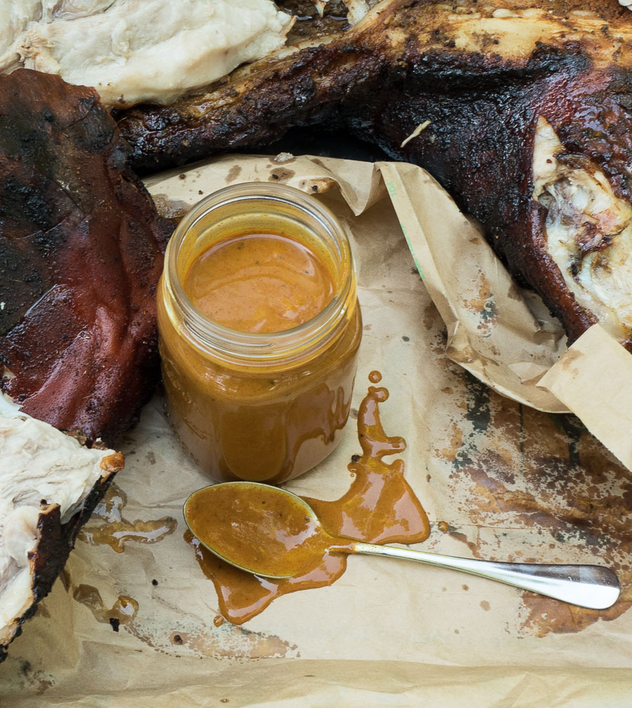 Carolina mustard sauce is the perfect complement to real pulled pork.