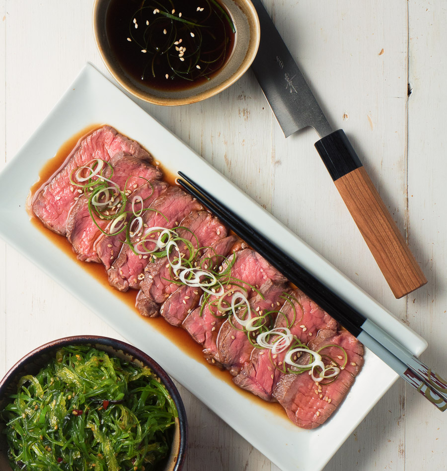 Sous vide is how the pros make your beef tataki perfect every time.