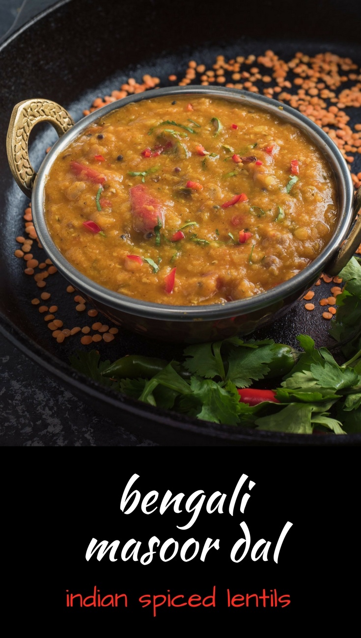 Bengali masoor dal is a great addition to any Indian meal.