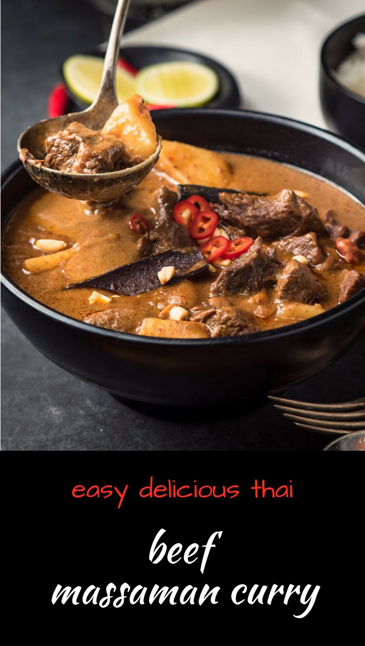 Easy beef massaman curry. Thai curry for all!