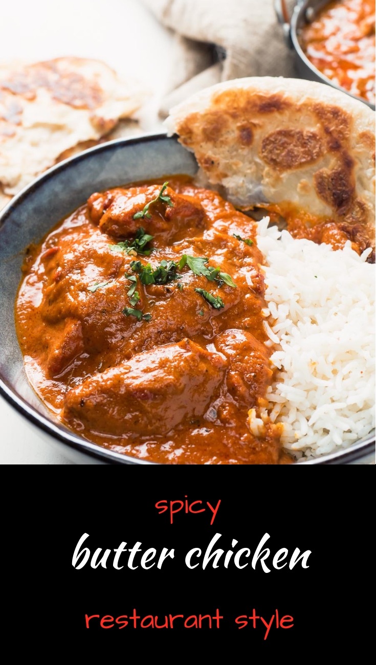 This butter chicken is loaded with big flavours and spice.