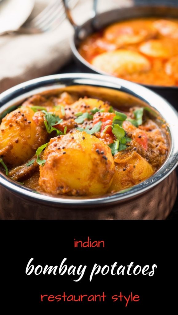 Bombay potatoes are an absolutely delicious vegetarian Indian curry.