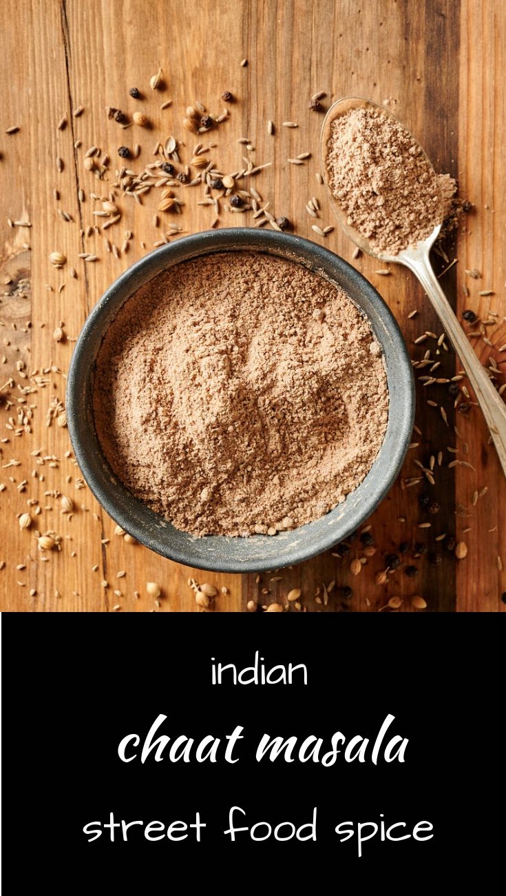 Chaat masala is the secret spice mix in Indian street food.